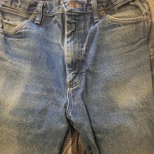 Wrangler Men's Blue Bootcut Jeans Size W32xL36